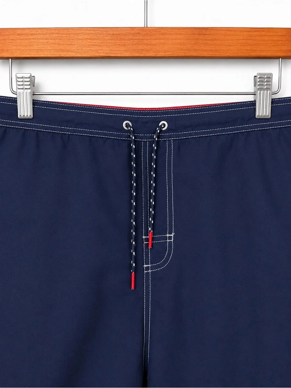 Tommy Hilfiger Men’s Navy Board Shorts Swim Trunks Size Large L Mesh Lined